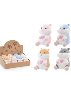 HAMSTER COEUR 14CM
