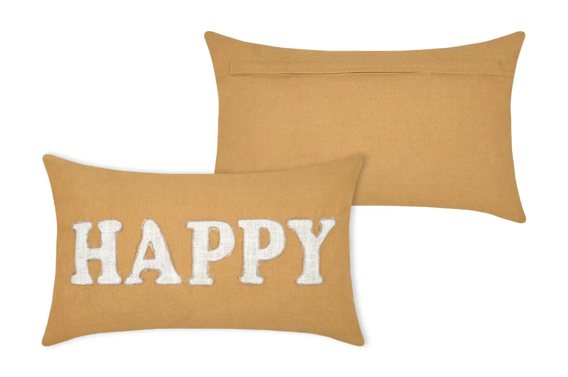 HAPPY COUSSIN 30X50CM CURRY