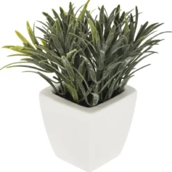 HERBE POT CERAMIQUE OKO BLANC H.15CM
