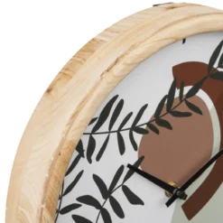 HORLOGE BOIS NILA D.30CM