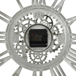 HORLOGE MECANIQUE CHROME RICKY D.40CM