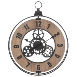 HORLOGE MECANIQUE METAL D.57X70CM