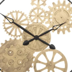 HORLOGE MECANIQUE METAL ISAE D.90CM