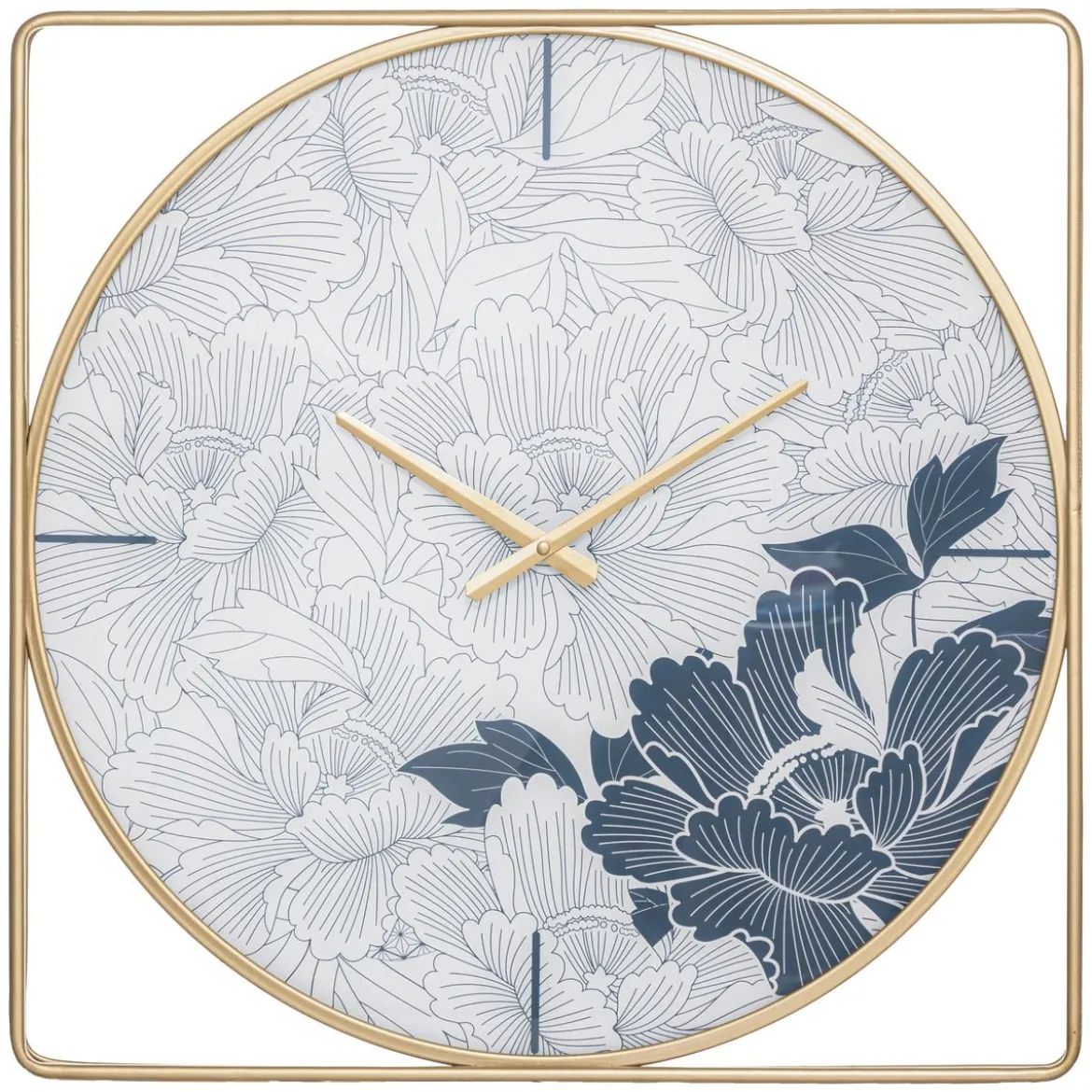 HORLOGE METAL CARRE CHRISTIE D.58CM