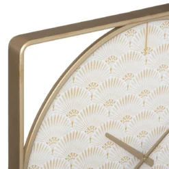 HORLOGE METAL CARRE CHRISTIE D.58CM
