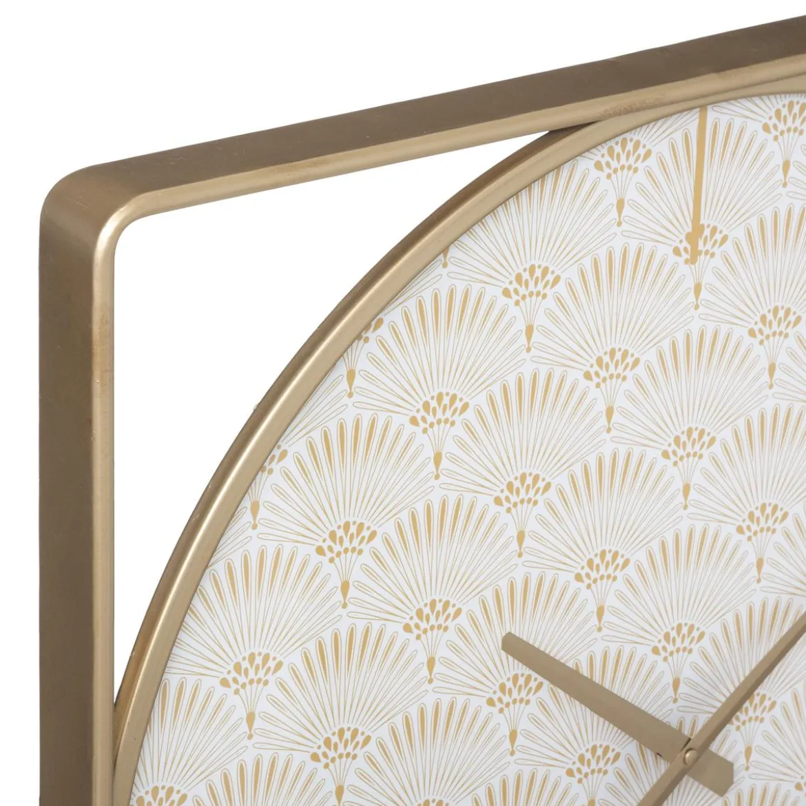 HORLOGE METAL CARRE CHRISTIE D.58CM