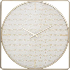 HORLOGE METAL CARRE CHRISTIE D.58CM