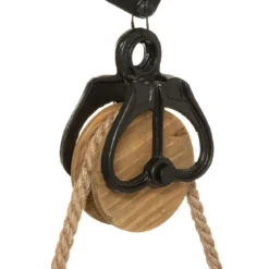 HORLOGE METAL POULIE CUBA D.40CM