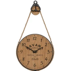 HORLOGE METAL POULIE CUBA D.40CM