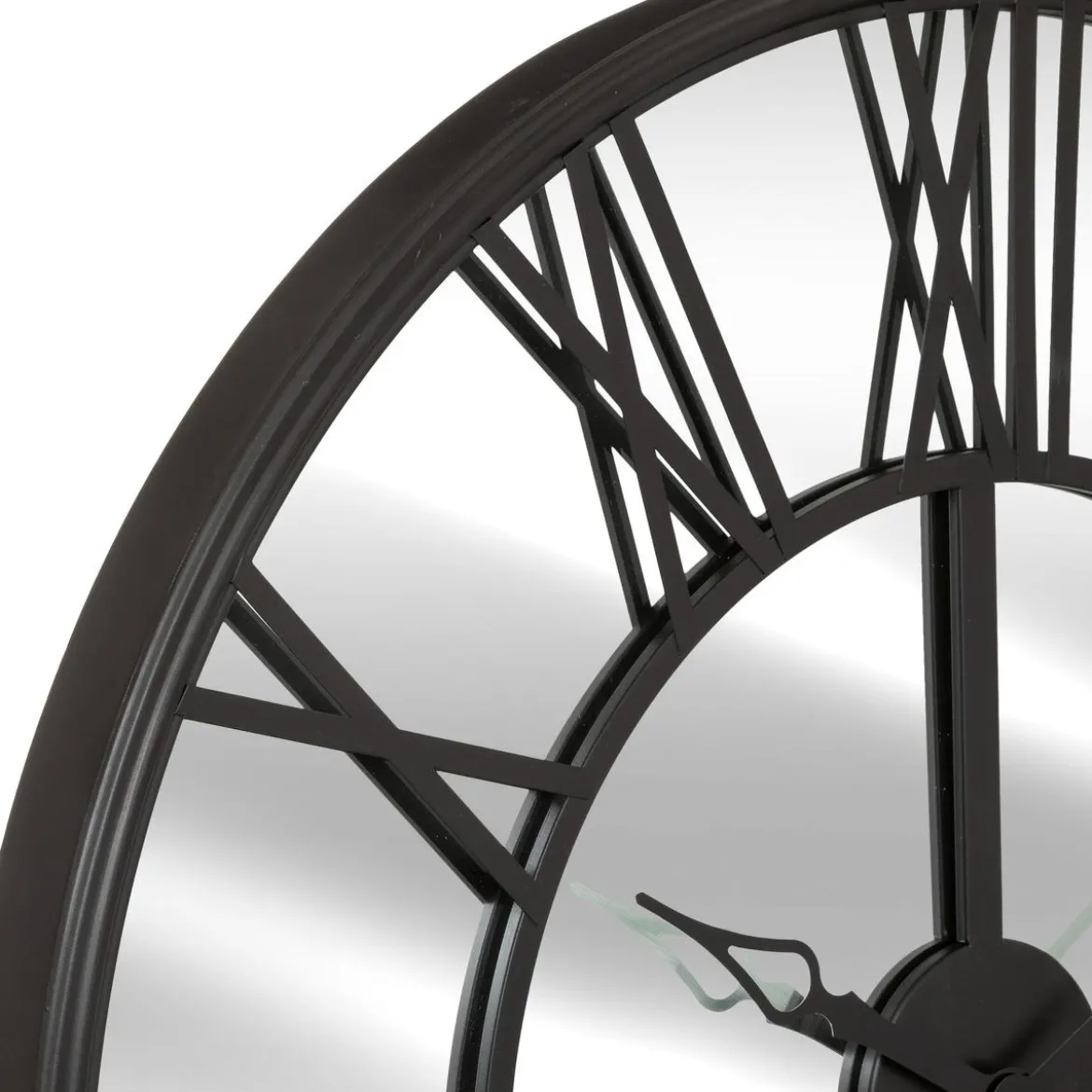 HORLOGE MIROIR METAL DARIO D.70CM