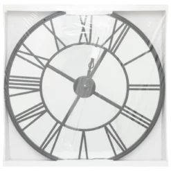 HORLOGE MIROIR METAL DARIO D.70CM