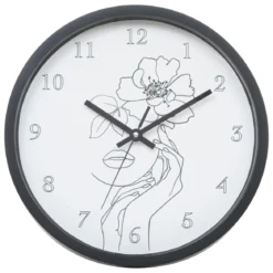 HORLOGE PLASTIQUE FEMME TIMO D.30CM