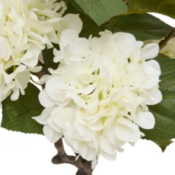 HORTENSIA POT CERAMIQUE MIKA BLANC H.100CM