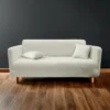 HOUSSE CANAPE 225X245X60CM BOUCLETTE UNIE EXT. LAINA NATUREL