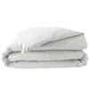HOUSSE COUETTE 260X240CM PERCALE UNI 78 FILS BLANC