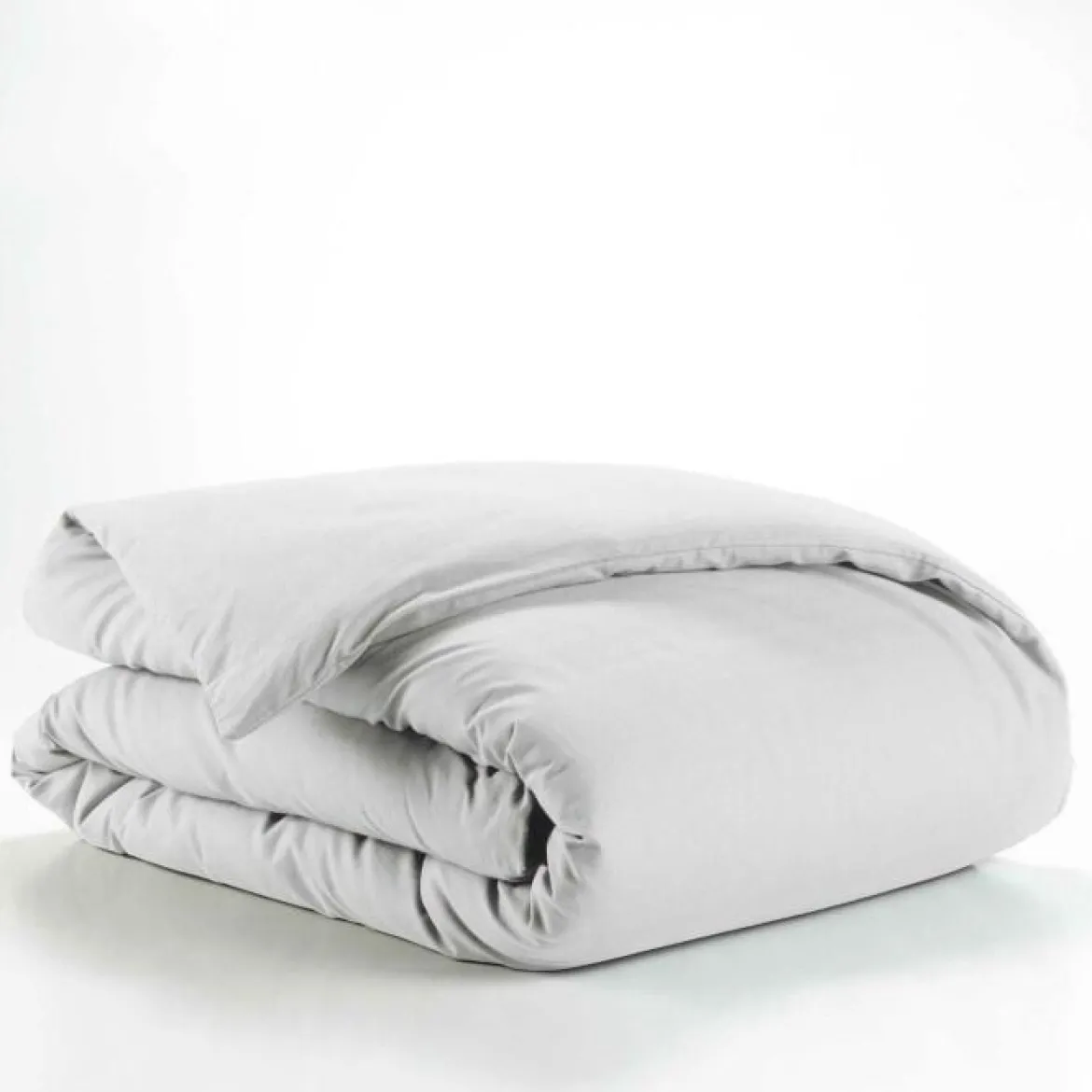 HOUSSE COUETTE 140X200CM UNI 57 FILS LINA BLANC