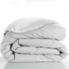 HOUSSE COUETTE 240X220CM UNI 57 FILS LINA BLANC
