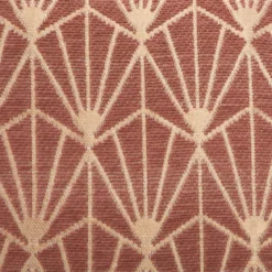 HOUSSE COUSSIN CHENILLE ART DECO ROSE 40X40CM