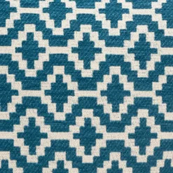 HOUSSE COUSSIN CHENILLE ETHNIQUE BLEU 40X40CM