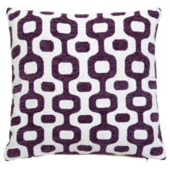 HOUSSE COUSSIN CHENILLE JENI VIOLET 40X40CM