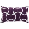 HOUSSE COUSSIN CHENILLE JENI VIOLET 30X50CM