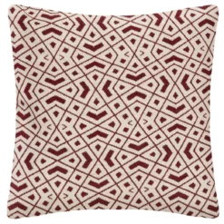 HOUSSE COUSSIN CHENILLE KALEI TERRACOTTA 40X40CM