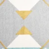 HOUSSE COUSSIN GEOMETRIQUE OR 40X40CM