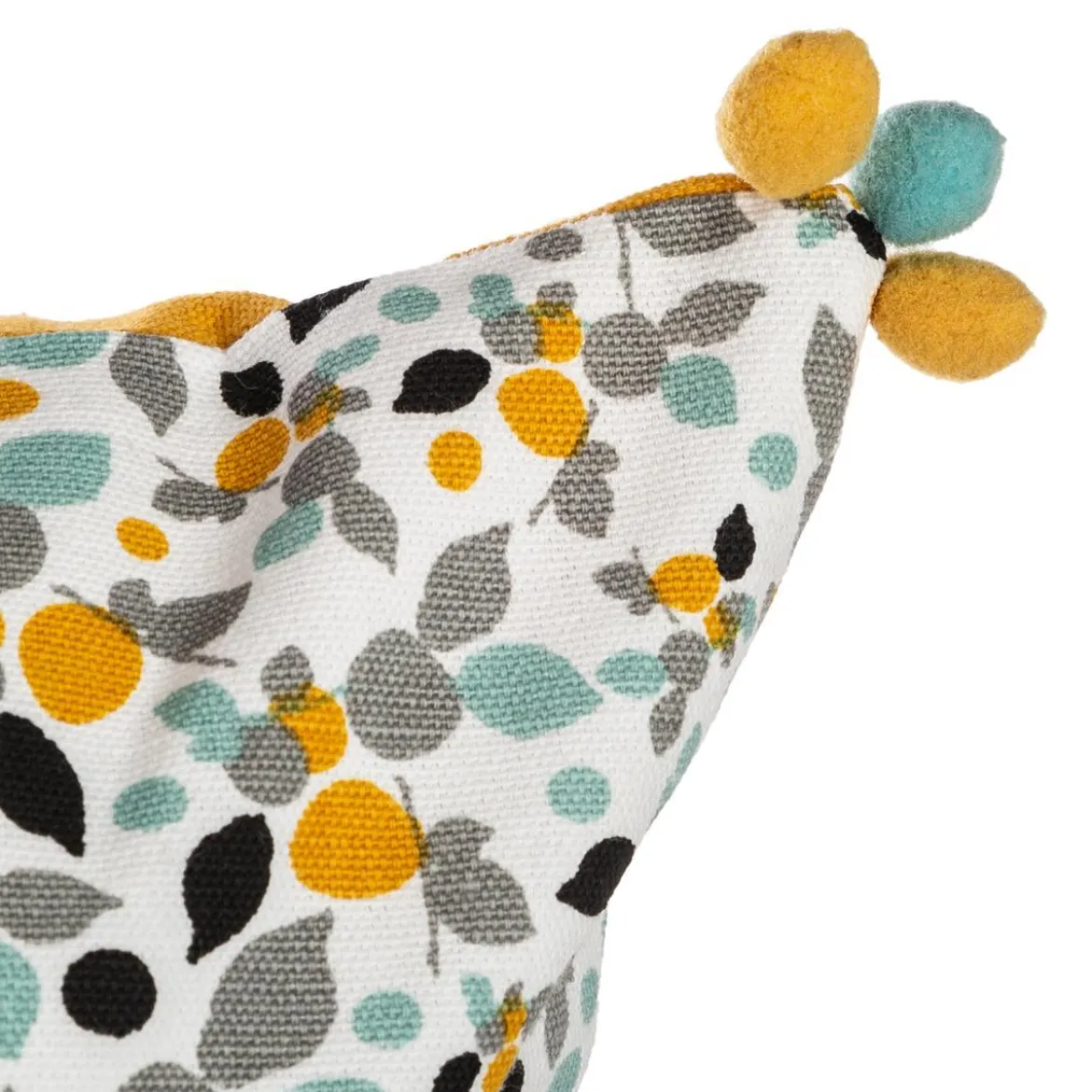 HOUSSE COUSSIN RAZZO 3 POMPONS 40X40CM