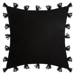 HOUSSE COUSSIN ROSACE POMPON 40X40CM
