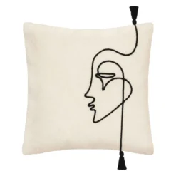 HOUSSE COUSSIN VISAGE CORDE 40X40CM