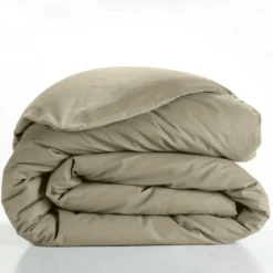 HOUSSE DE COUETTE 240X220CM UNI 57 FILS LINA SABLE