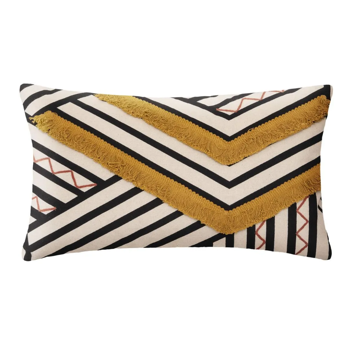 HOUSSE DE COUSSIN ETHNIQUE BRODEE 30X50CM