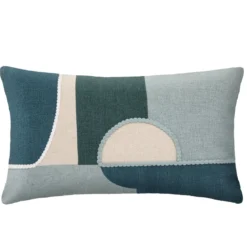 HOUSSE DE COUSSIN GEO BRODEE 30X50CM