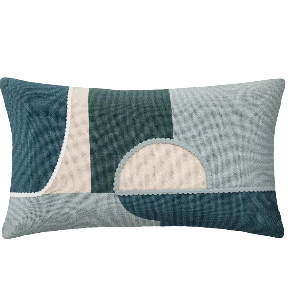 HOUSSE DE COUSSIN GEO BRODEE 30X50CM