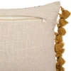 HOUSSE DE COUSSIN RAYEE POMPON 30X50CM