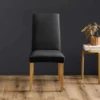 HOUSSE CHAISE 40X40X65CM POLYESTER UNI EXTENSIBLE MILA NOIR