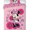 HOUSSE COUETTE 140X200CM ET 63X63CM MINNIE