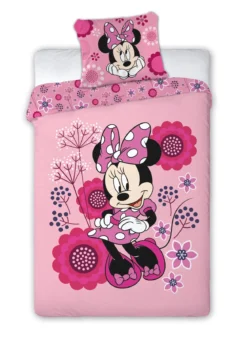 HOUSSE COUETTE 140X200CM ET 63X63CM MINNIE