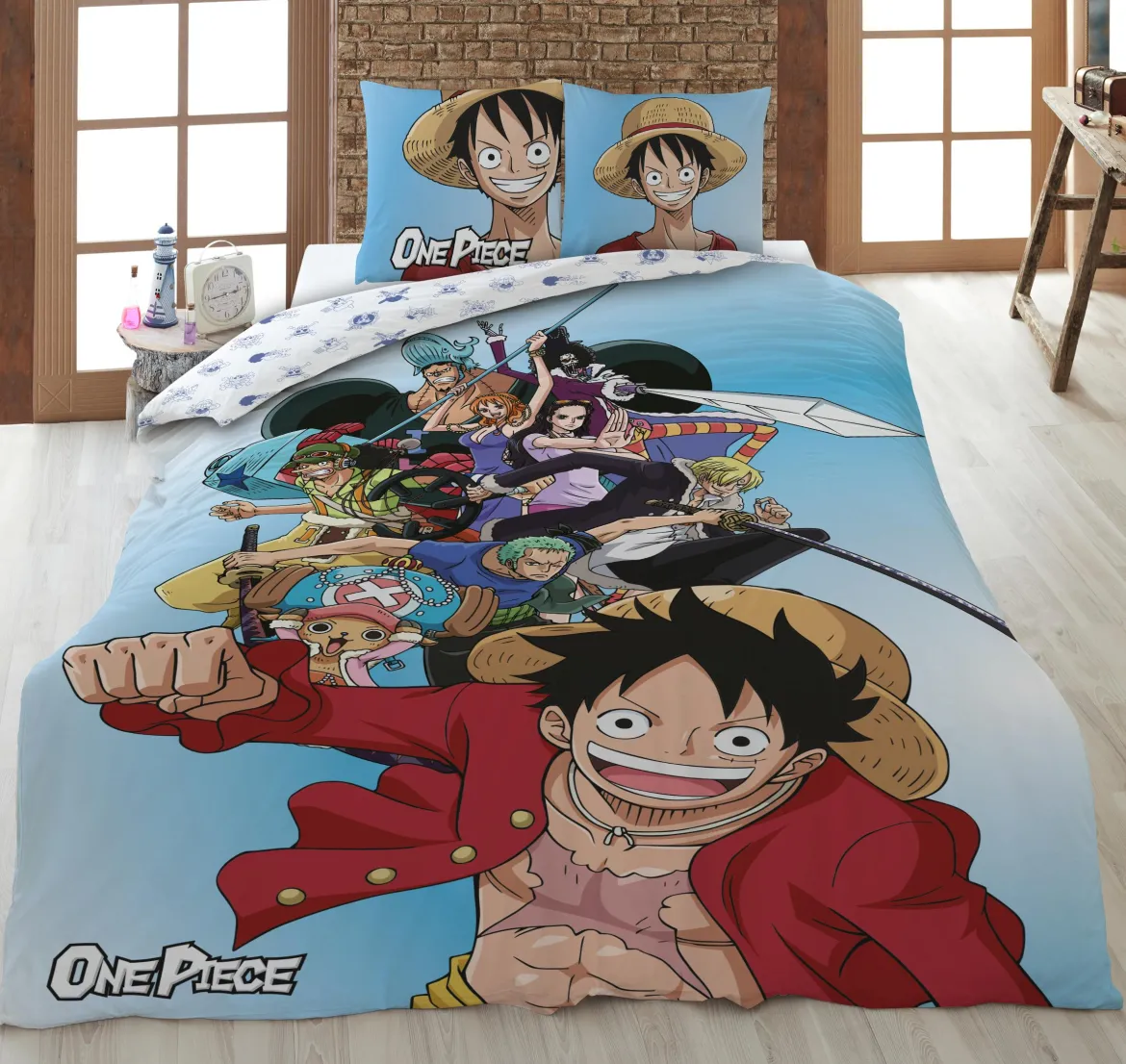 HOUSSE COUETTE 140X200CM ET 63X63CM ONE PIECE