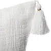 HOUSSE COUSSIN SLUB BLANC 40X40