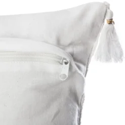 HOUSSE COUSSIN SLUB BLANC 40X40