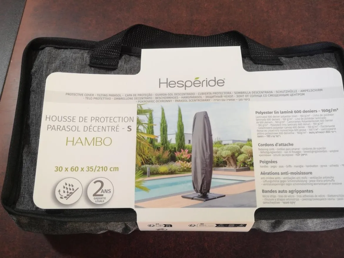 HOUSSE HAMBO PARASOL DECENTRE TAILLE S