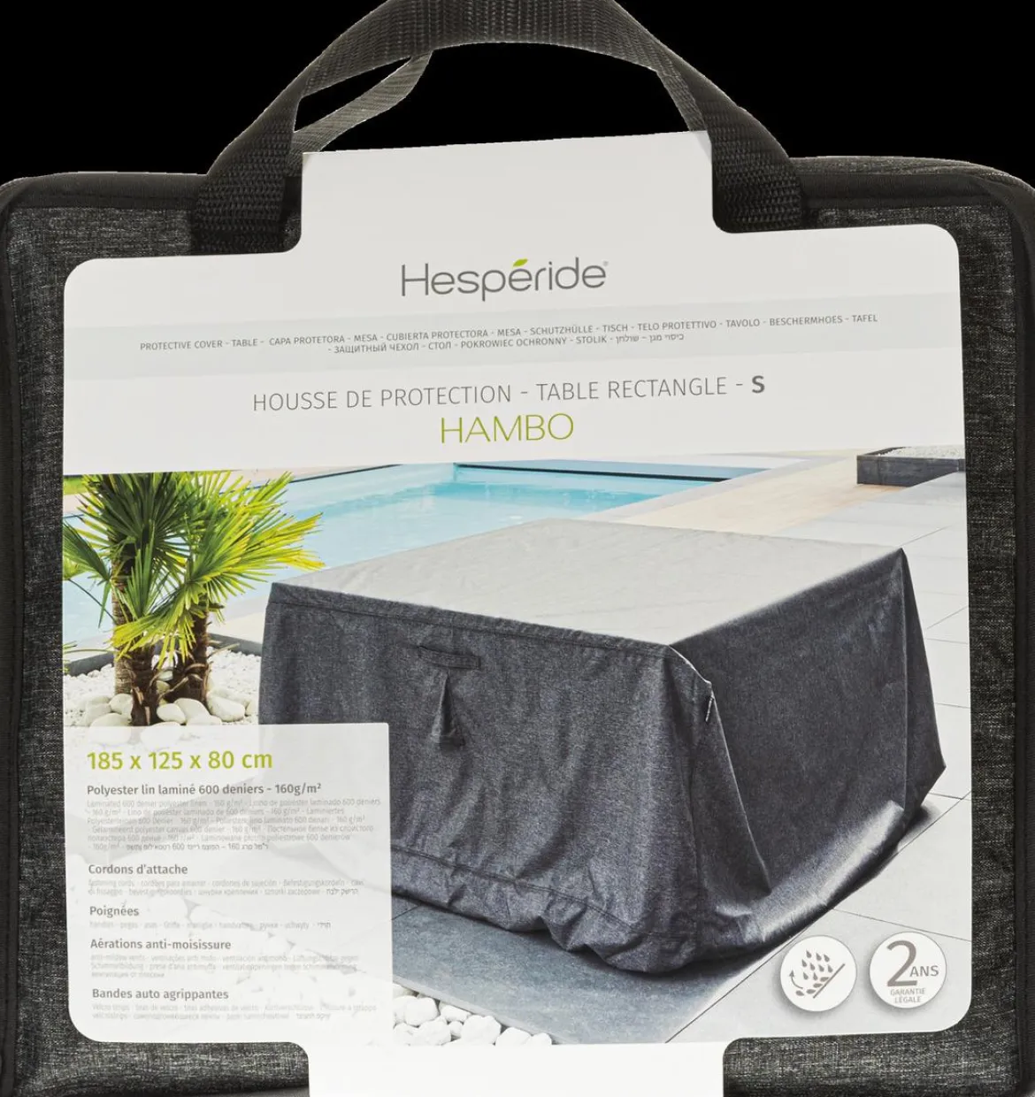 HOUSSE HAMBO TABLE RECTANGLE TAILLE S