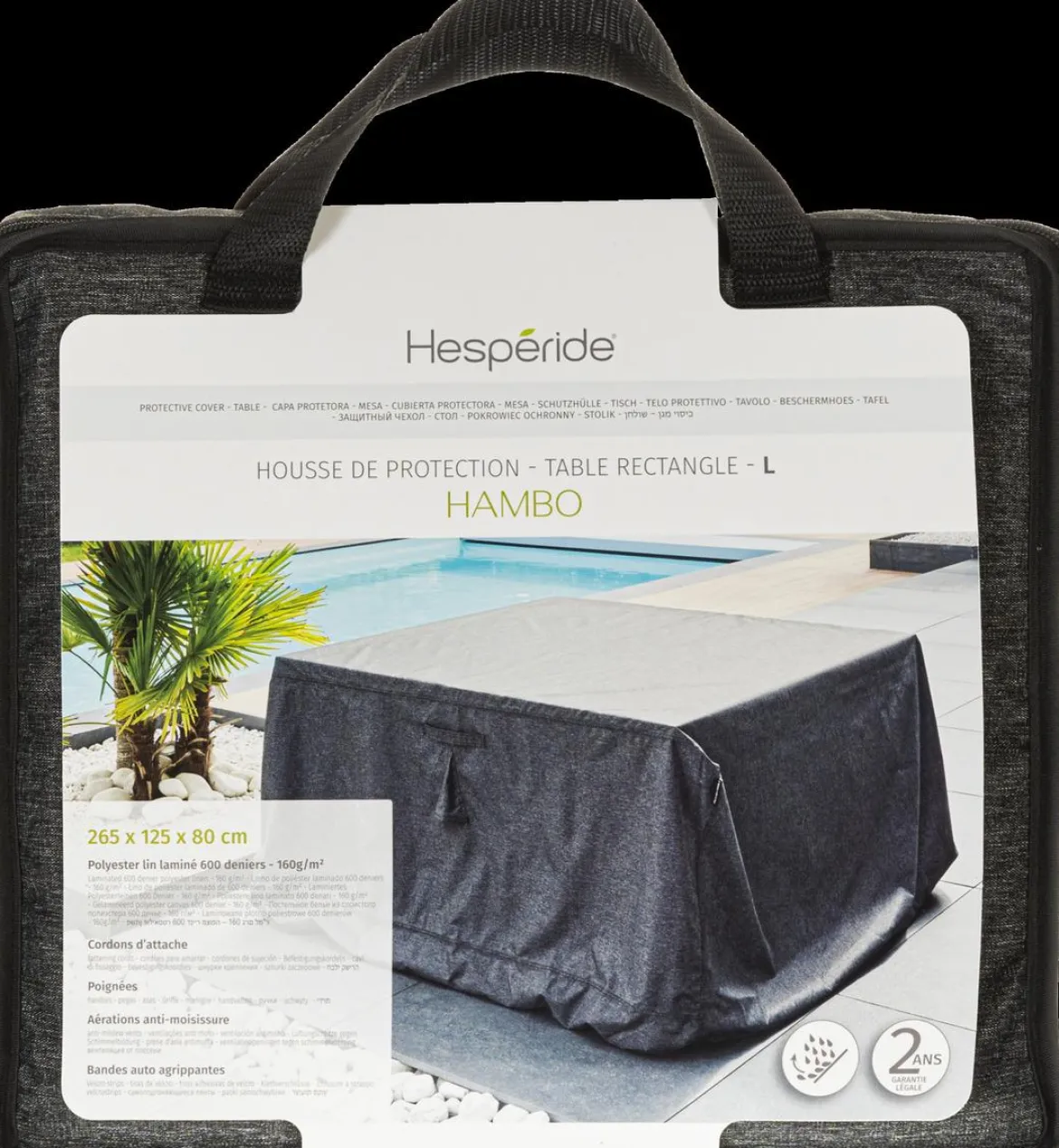 HOUSSE HAMBO TABLE RECTANGLE TAILLE L