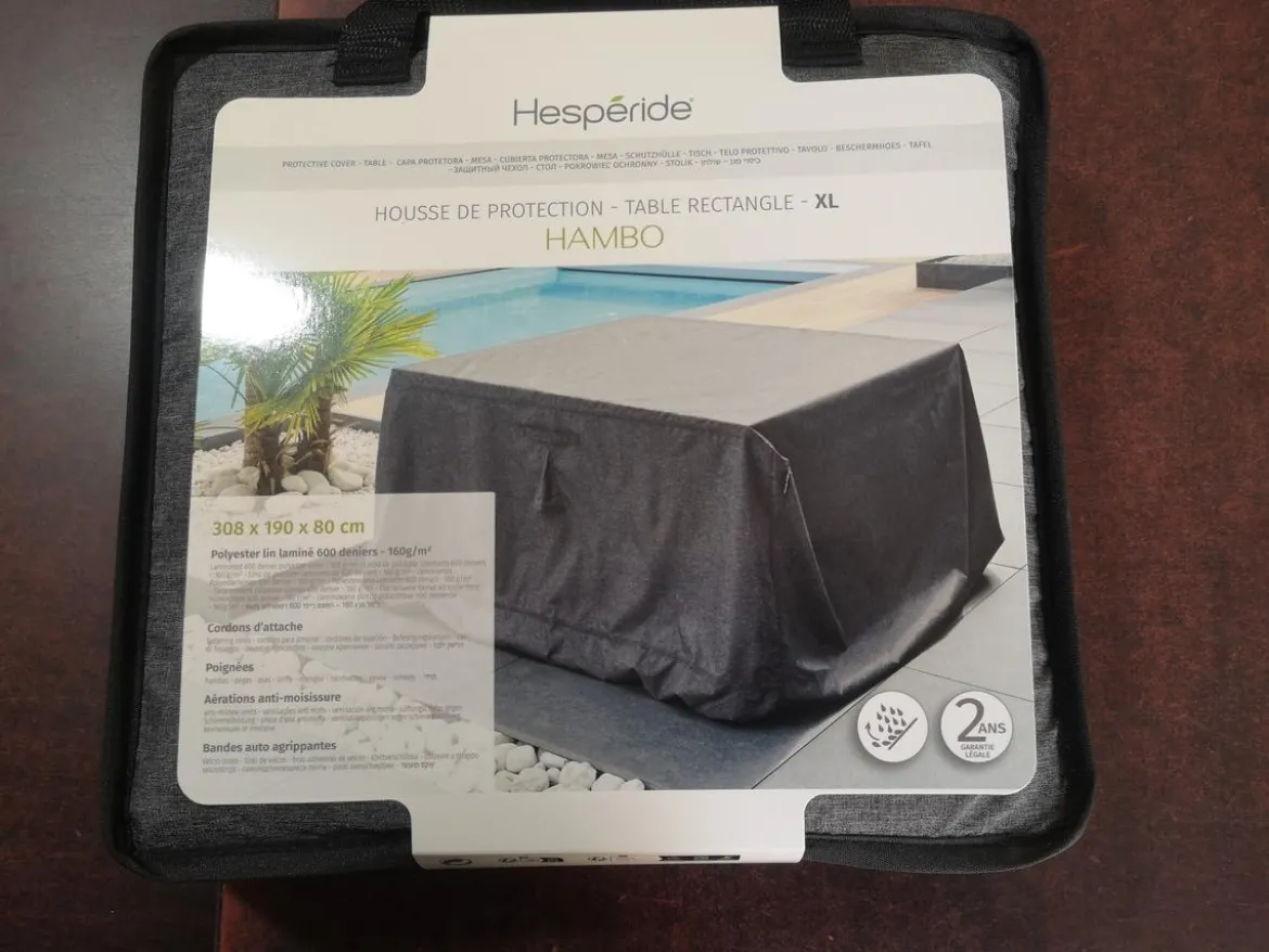 HOUSSE HAMBO TABLE RECTANGLE TAILLE XL