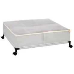 HOUSSE RANGEMENT DESSOUS LIT ROUES DRESSY PLUS
