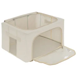 HOUSSE RANGEMENT DOUBLE OUVERTURE DRESSY PLUS BEIGE TAILLE M
