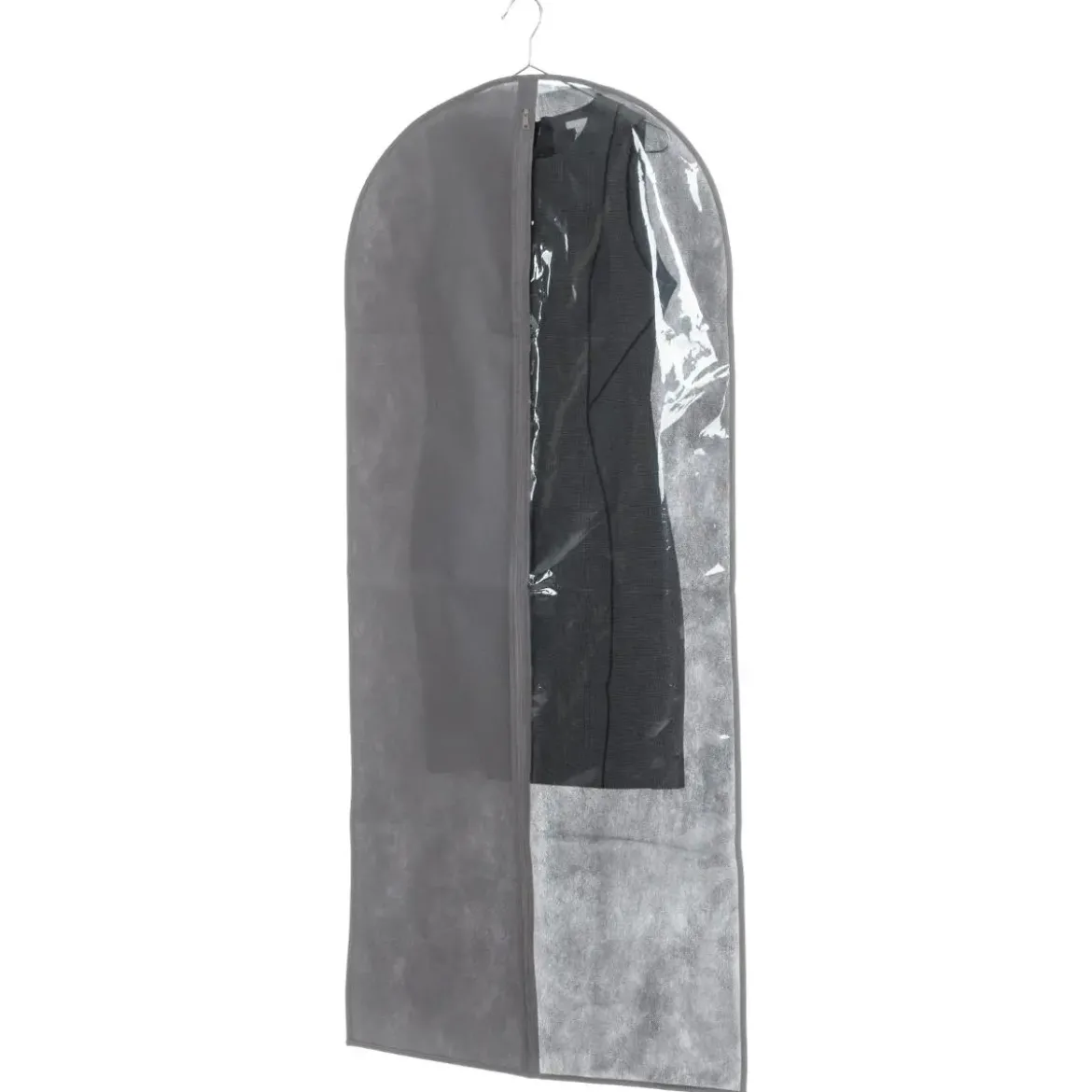 HOUSSE VETEMENTS GRIS CLAIR H.135CM