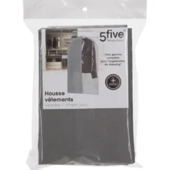 HOUSSE VETEMENTS GRIS CLAIR H.100CM