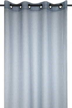 HOUSTON VOILE 140X260CM ACIER